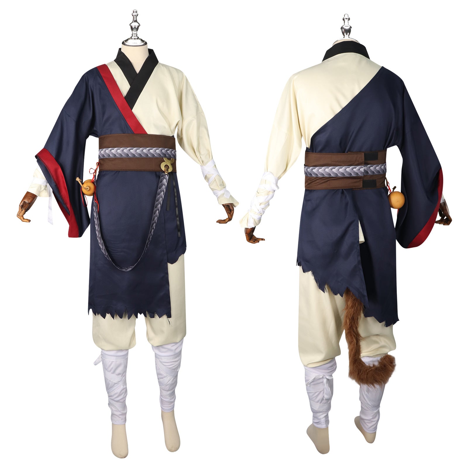 Black Myth Wukong Destiny Man Qitian Great Sage Full Set Cosplay Costumes