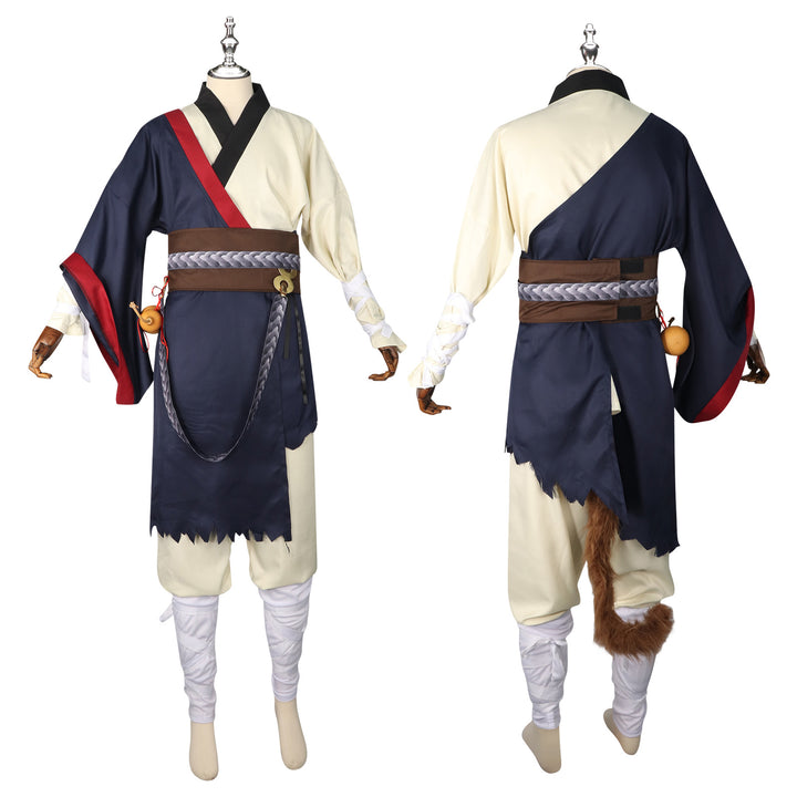 Black Myth Wukong Destiny Man Qitian Great Sage Full Set Cosplay Costumes