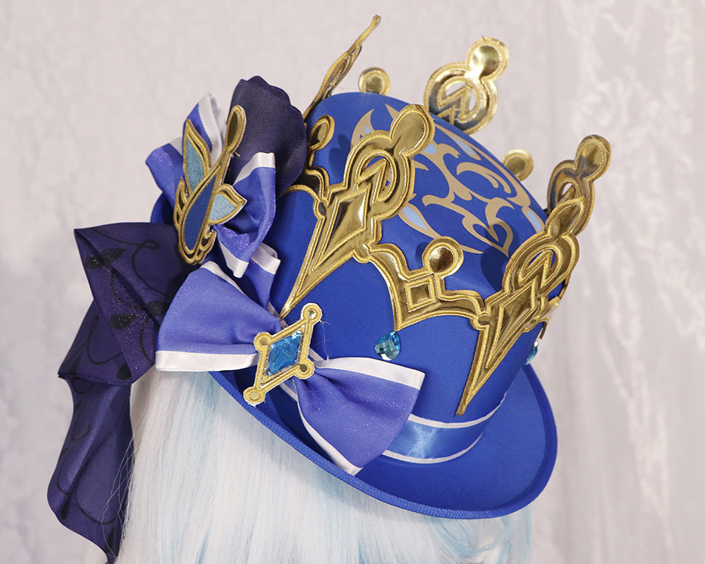 Genshin Impact Black Furina Focalors Full Set Cosplay Costume