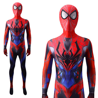 kai spider man spider armor jumpsuits cosplay costume kids adult halloween bodysuit