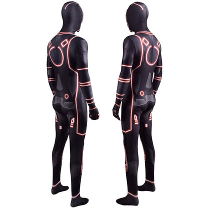 deadpool tron jumpsuits cosplay costume kids adult halloween bodysuit