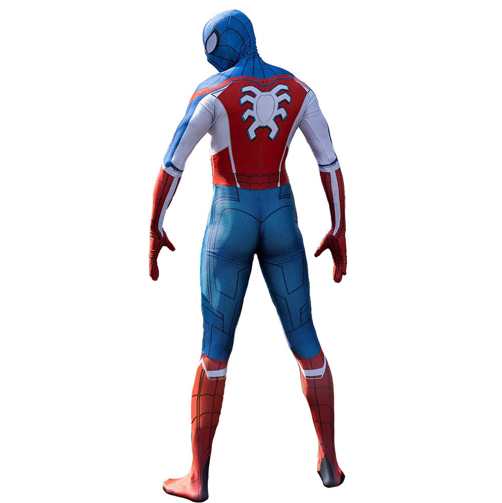 captain america spider man symbiote homecoming jumpsuits kids adult halloween bodysuit