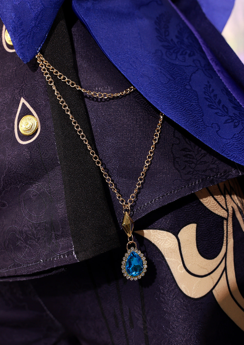 Genshin Impact Black Furina Focalors Full Set Cosplay Costume