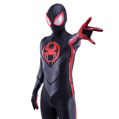 miles morales spider man across the spider verse jumpsuits costume bodysuit