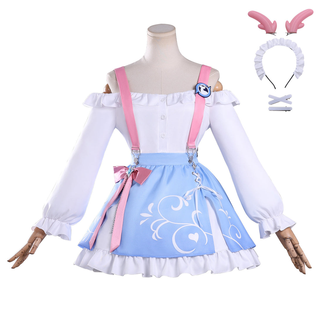Game Honor of Kings X Luckin Yao Deerie Full Set Cosplay Costumes