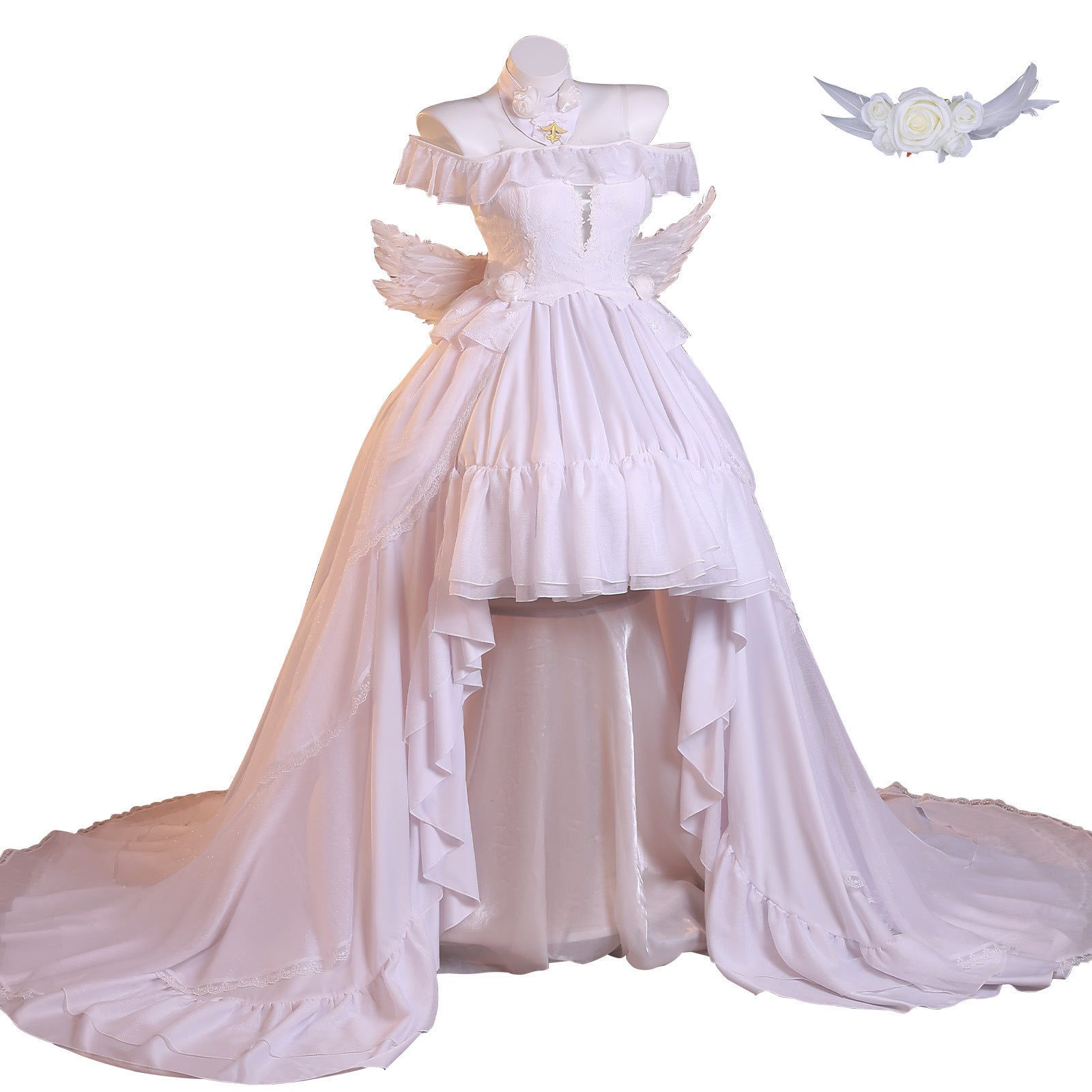 Azur Lane Janus White Rabbit's Promise Wedding Dress Cosplay Costumes