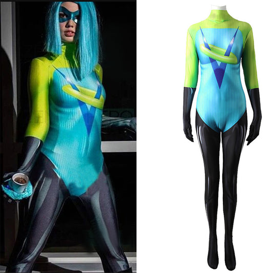 voyd the incredibles 2 jumpsuits cosplay costume kids adult halloween bodysuit