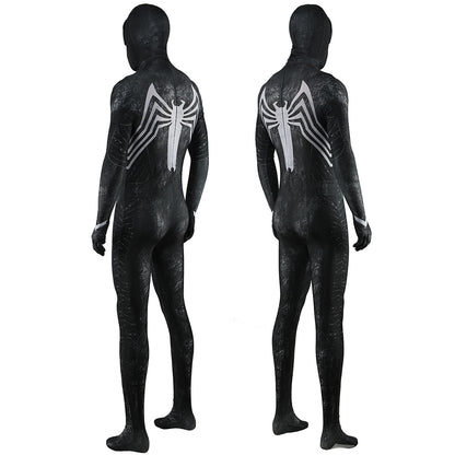 spider man 3 venom symbiote peter parker jumpsuits costume kids adult bodysuit
