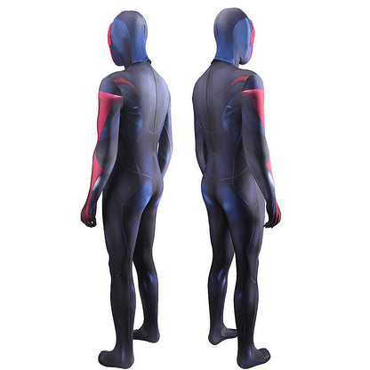 ps4 2099 spiderman jumpsuit cosplay costume kids adult halloween bodysuit