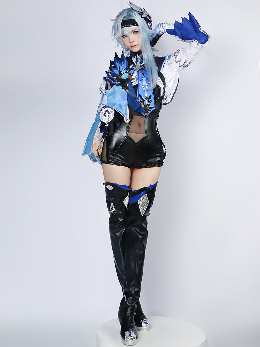 Genshin Impact Eula Lawrence Full Set Cosplay Costume