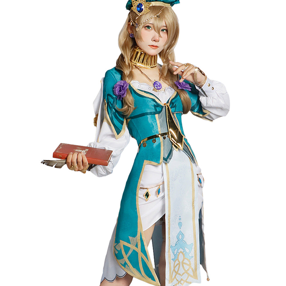 Genshin Impact Librarian Lisa Skin Suit Cosplay Costume