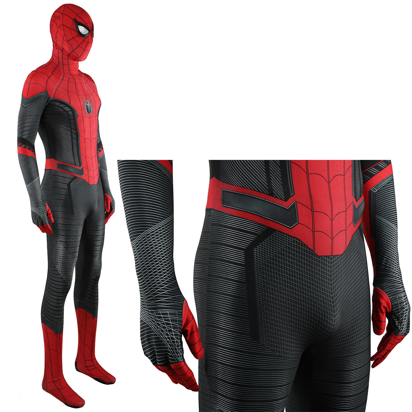 Far From Home Spider-Man Jumpsuits Cosplay Costume Kids Adult Halloween Bodysuit - coscrew