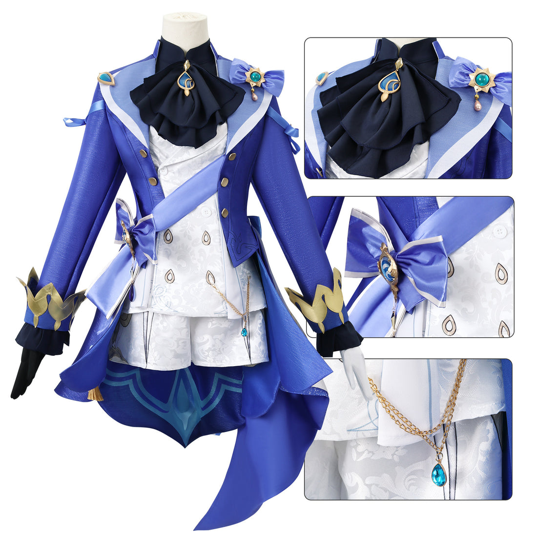 Genshin Impact Focalors Furina de Fontaine High Level Cosplay Costumes