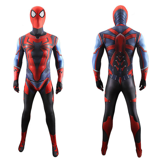 ps5 miles morales spider man jumpsuit cosplay costume kids adult halloween bodysuit