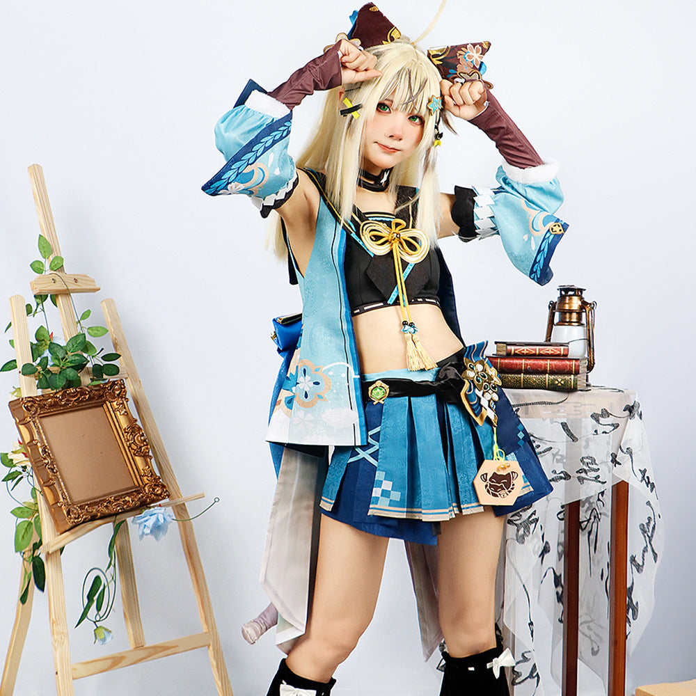 Genshin Impact Kirara Adult Full Set Cosplay Costume