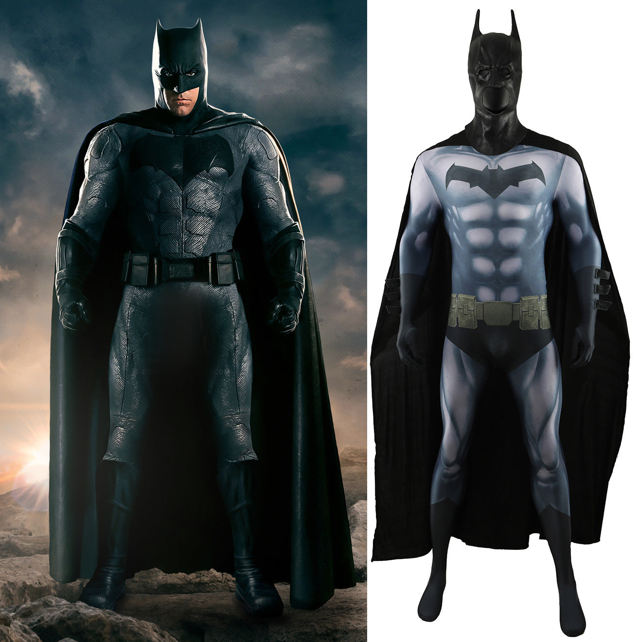 upgraded batman jumpsuit bruce wayne cosplay costume kids adult halloween bodysuit