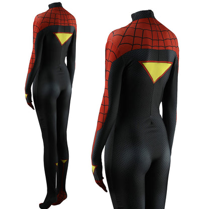 Spider-Woman Spiderman Jumpsuits Cosplay Costume Kids Adult Halloween Bodysuit - coscrew