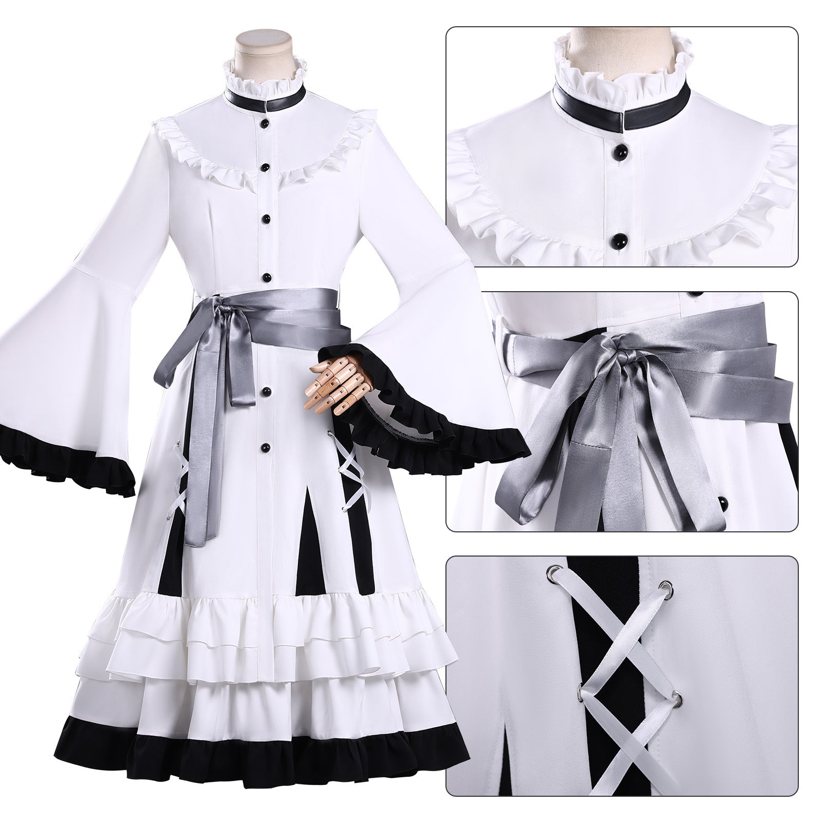 Magical Girl Witch Trials Hikami Meruru Full Set Cosplay Costumes