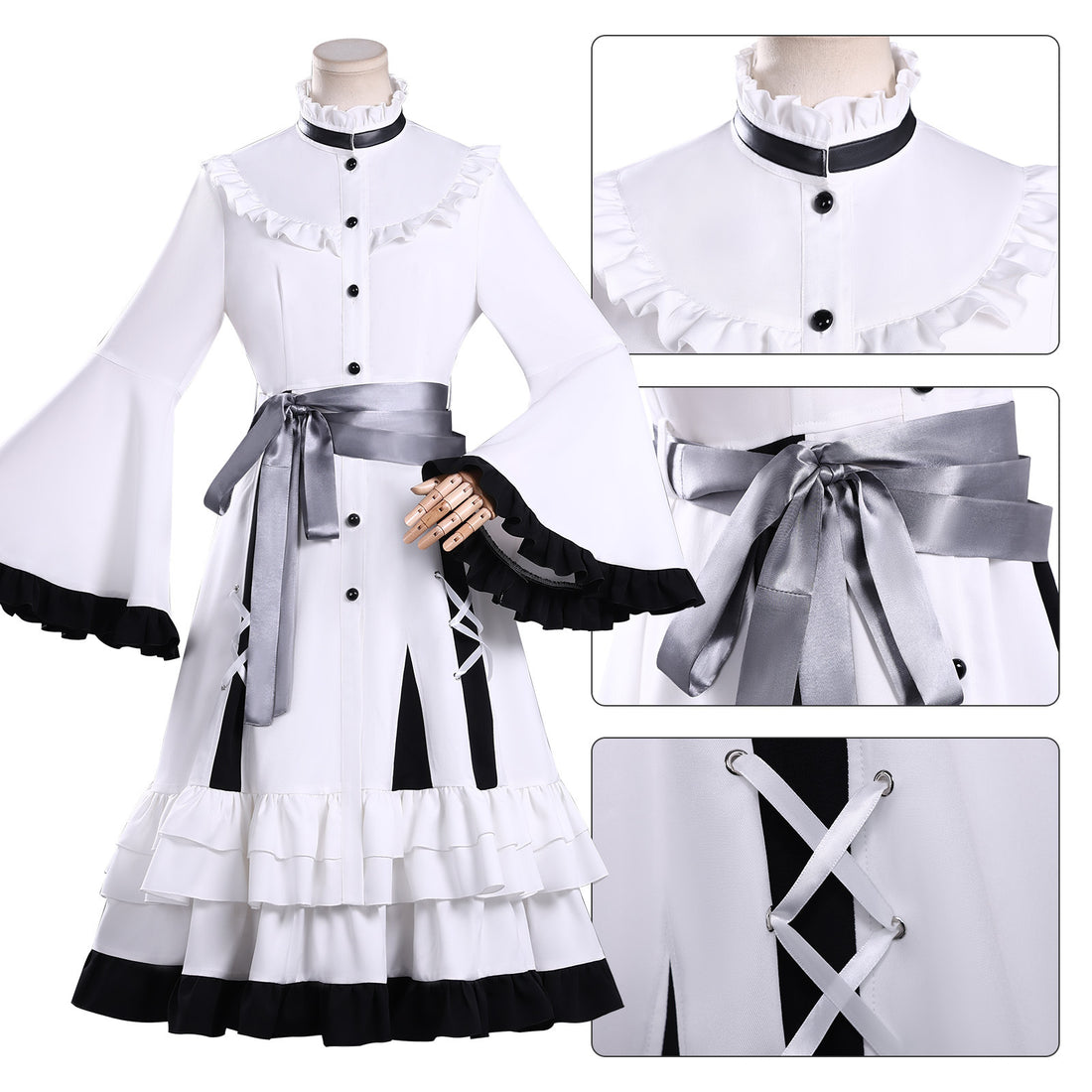 Magical Girl Witch Trials Hikami Meruru Full Set Cosplay Costumes