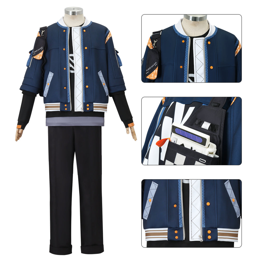 Game Zenless Zone Zero Proxy Wise Full Set with Bag Cosplay Costumes