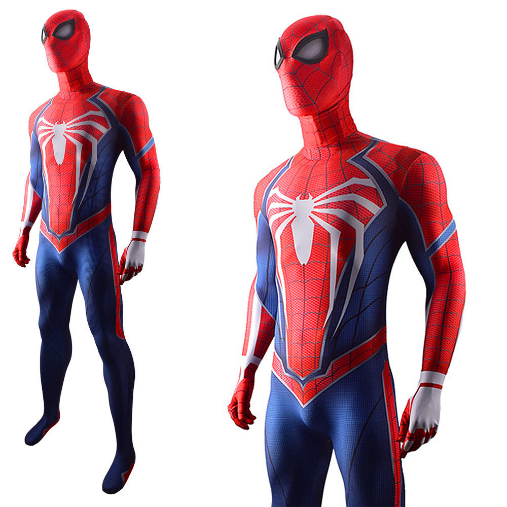 upgraded ps4 spider man jumpsuits cosplay costume kids adult halloween bodysuit