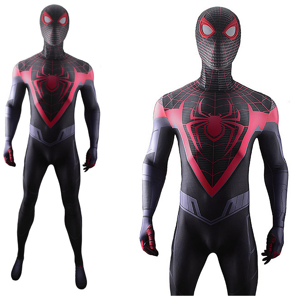 ps5 into the verse spider man jumpsuits cosplay costume kids adult halloween bodysuit