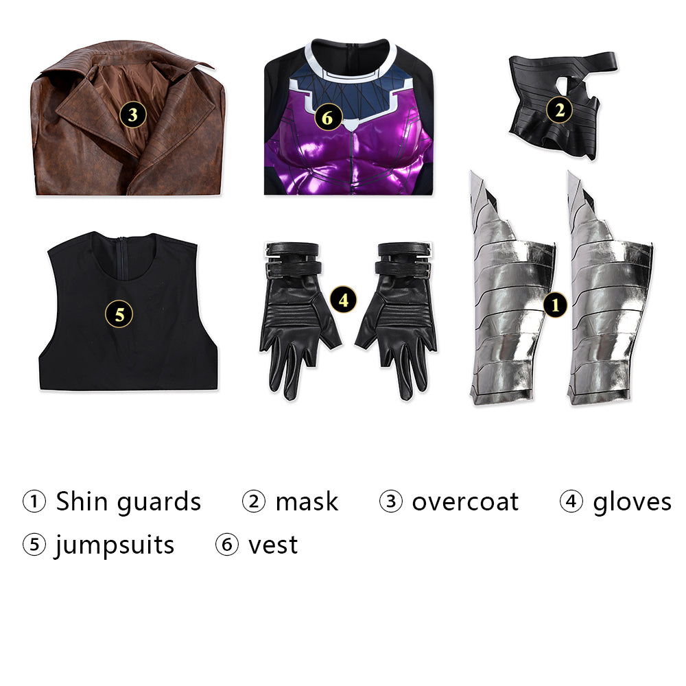 Avengers 5 Doomsday Deadpool & Wolverine Gambit Top Cosplay Costumes Theme Party Outfits