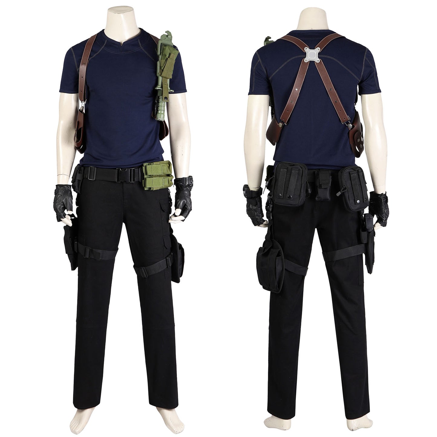 Resident Evil 4 Remake Leon S. Kennedy Male Cosplay Costumes