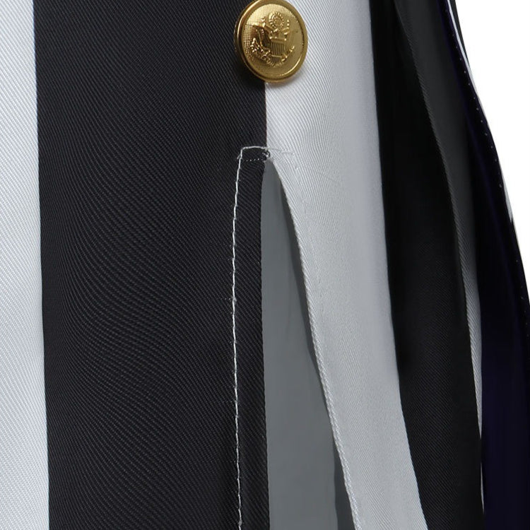 Beetle Juice Michael Keaton Stripe Suit Women Cosplay Costumes