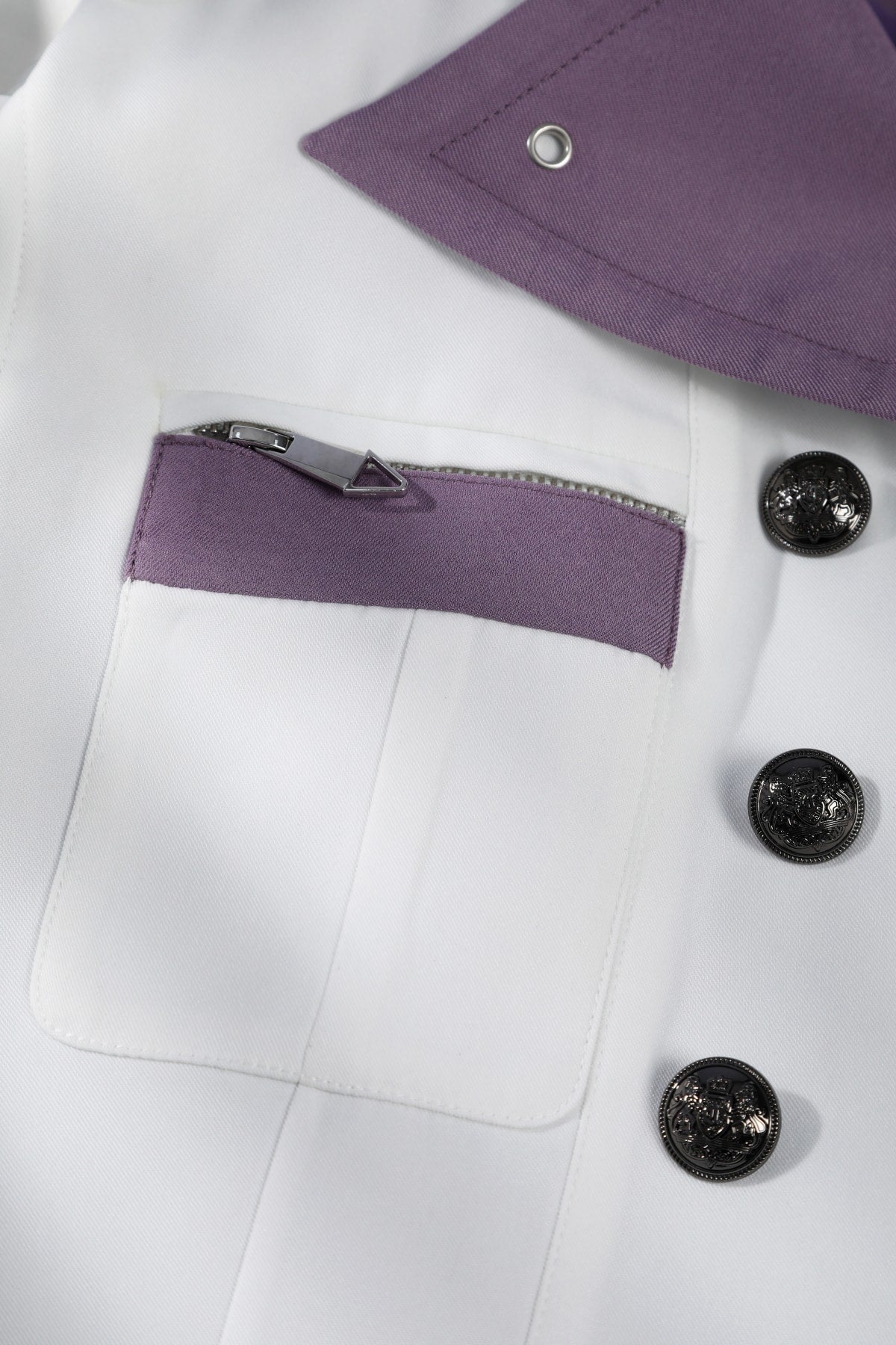 Final Fantasy VII Revelation Rufus Shinra Top Level Cosplay Costumes Theme Party Outfits