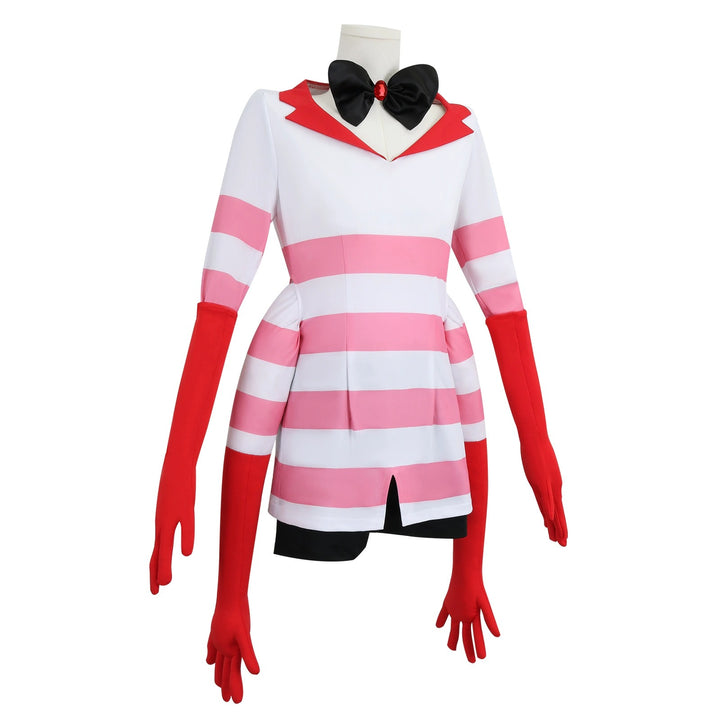Hazbin Hotel Angel Dust Dress Outfit Full Set Cosplay Costumes