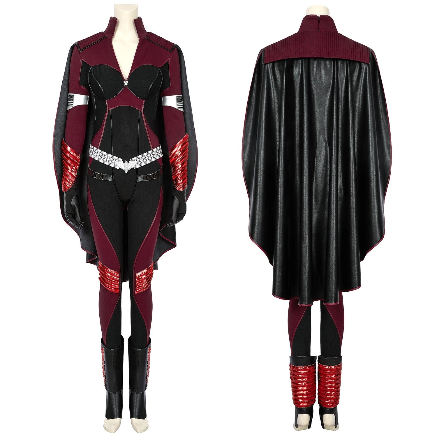 The Boys Season 2 Stormfront Jumpsuit with Cloak Fullset Cosplay Costumes