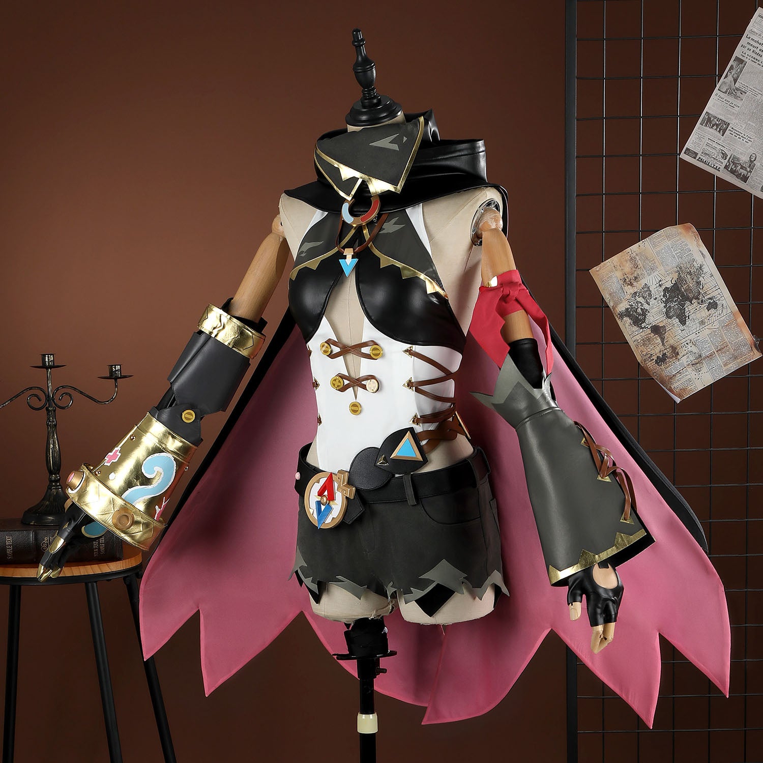 Game Genshin Impact Jahoda Full Set Top Cosplay Costumes