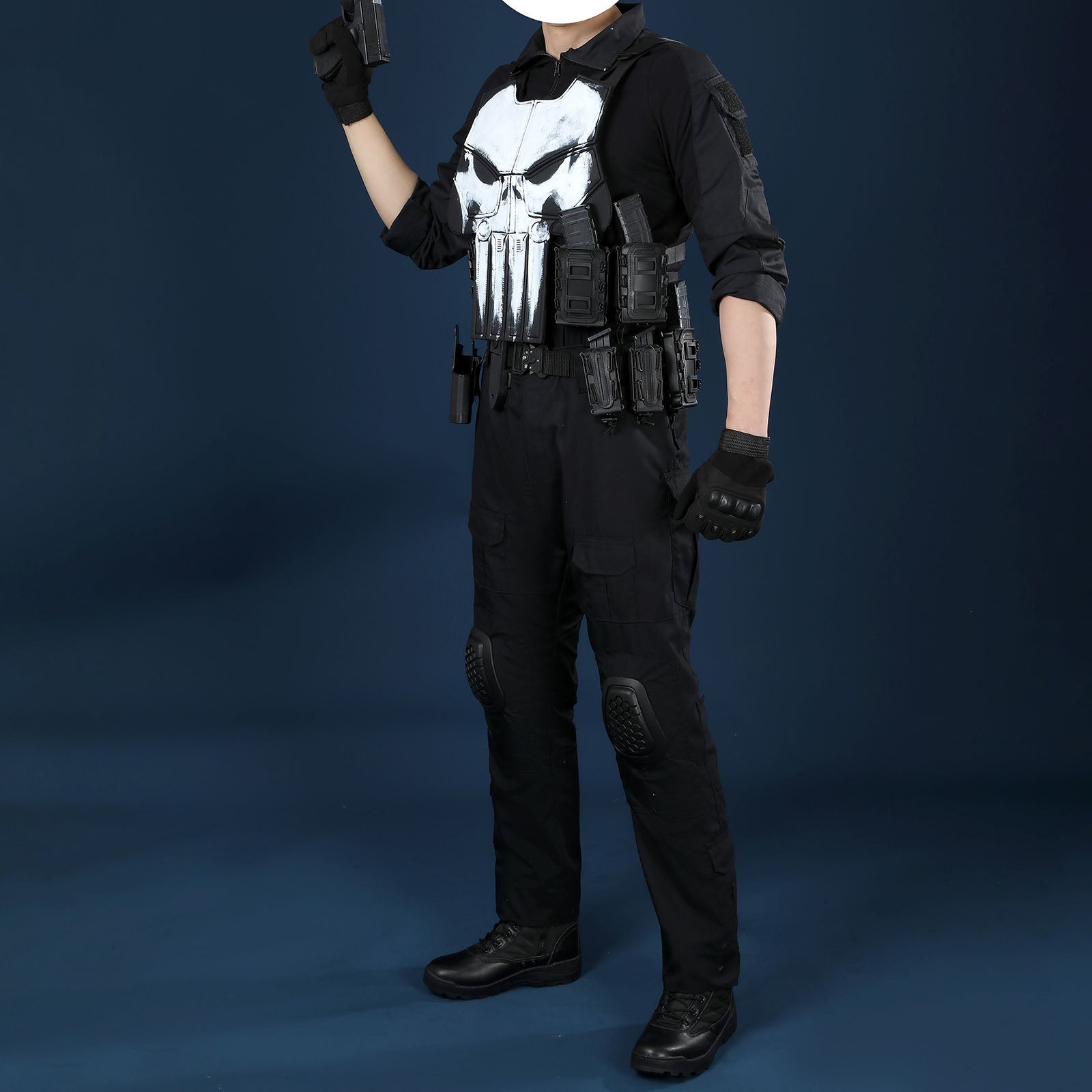 The Punisher One Last Kill Punisher Cosplay Costumes Frank Castle Skull Suit Halloween Outfits