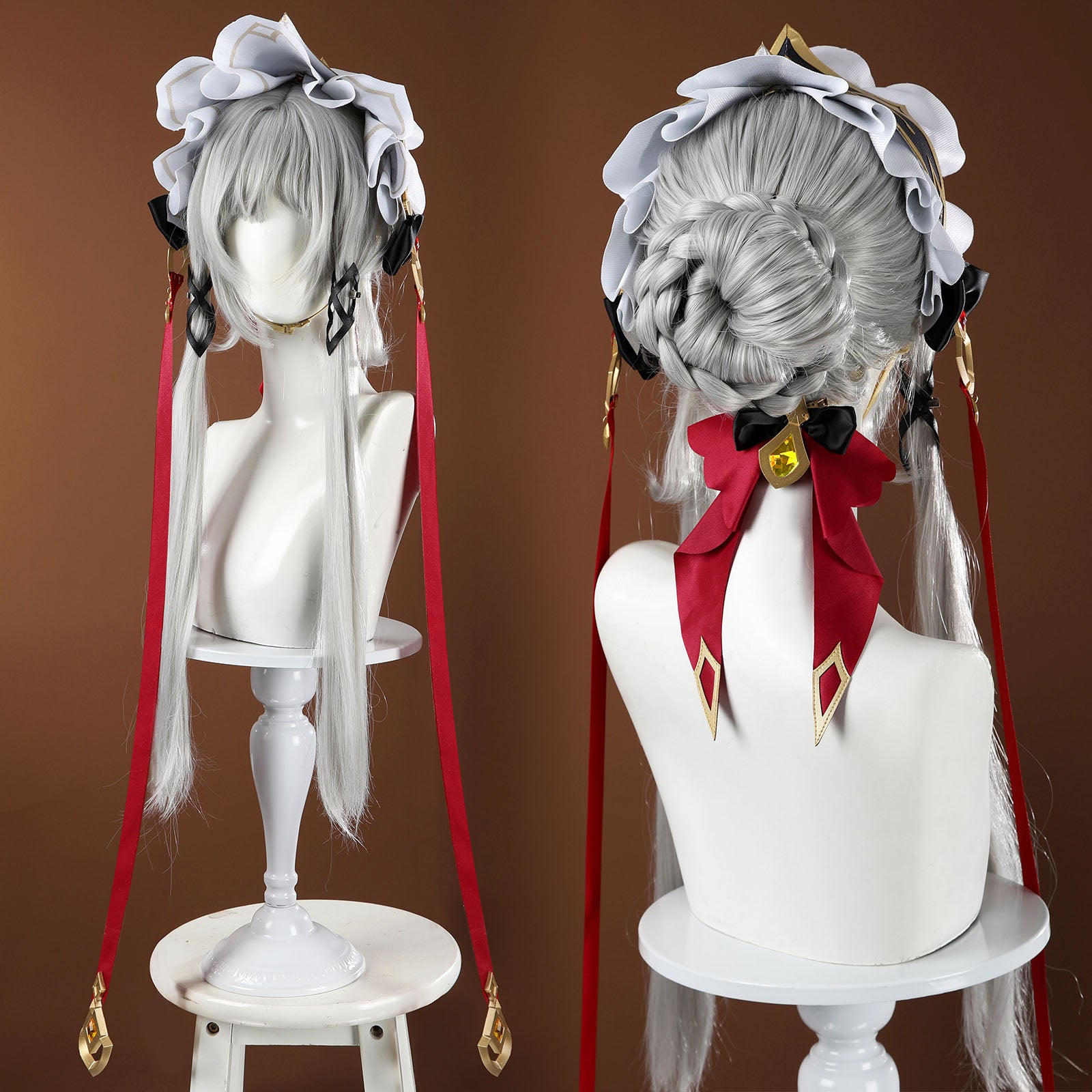 Genshin Impact Sandrone Fatui Harbingers Cosplay Costumes Theme Party Outfits