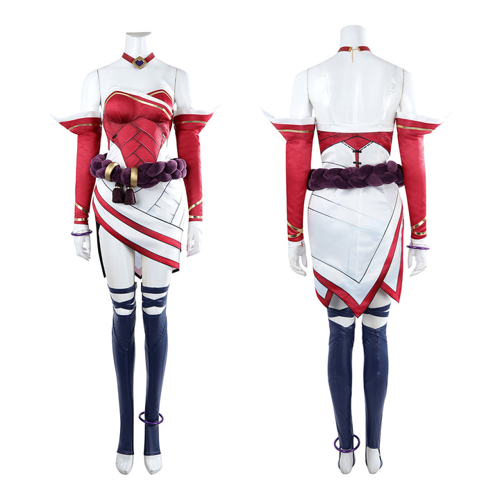 LOL 2XKO Ahri Female Full Set Top Level Cosplay Costumes