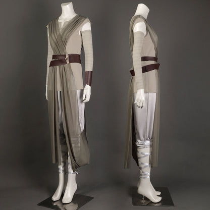 Star Wars 7 The Force Awakens Rey Full Set Cosplay Costumes