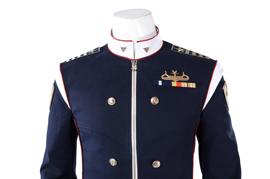 The Boys Vought Rising Torpedo 2027 Will Hochman Blue Cosplay Costumes Themed Party Outfits