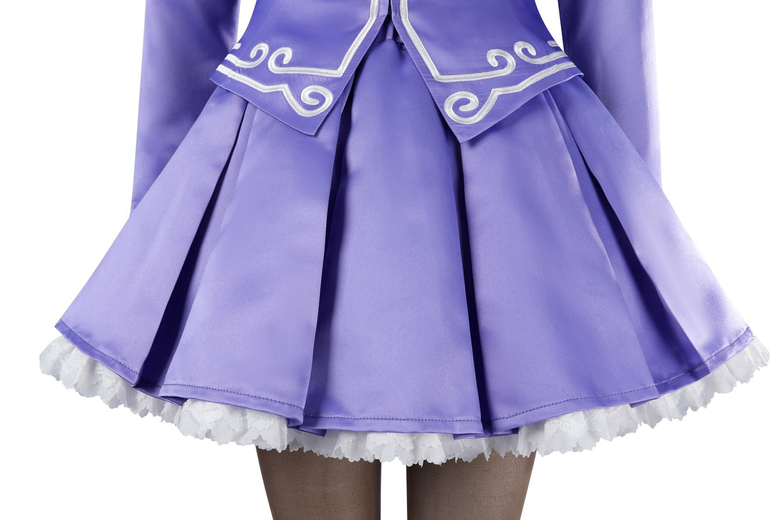 Street Fighte 6 INGRID Cosplay Costumes Purple Dress Women Themed Party Outfits