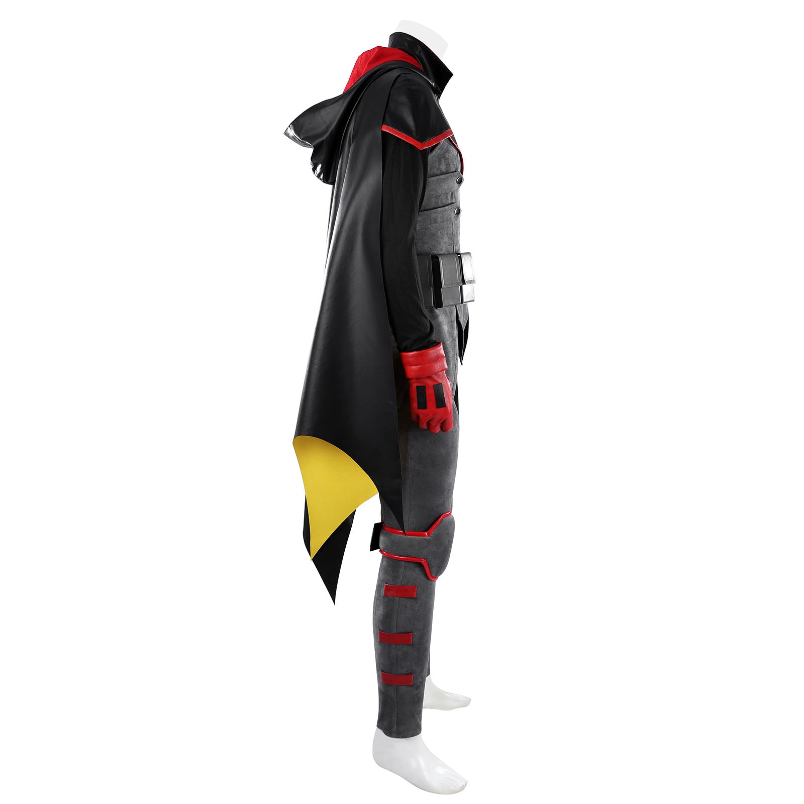 Batman: Son of The Demon Robin Damian Wayne Cosplay Costumes Halloween Suit with Cloak