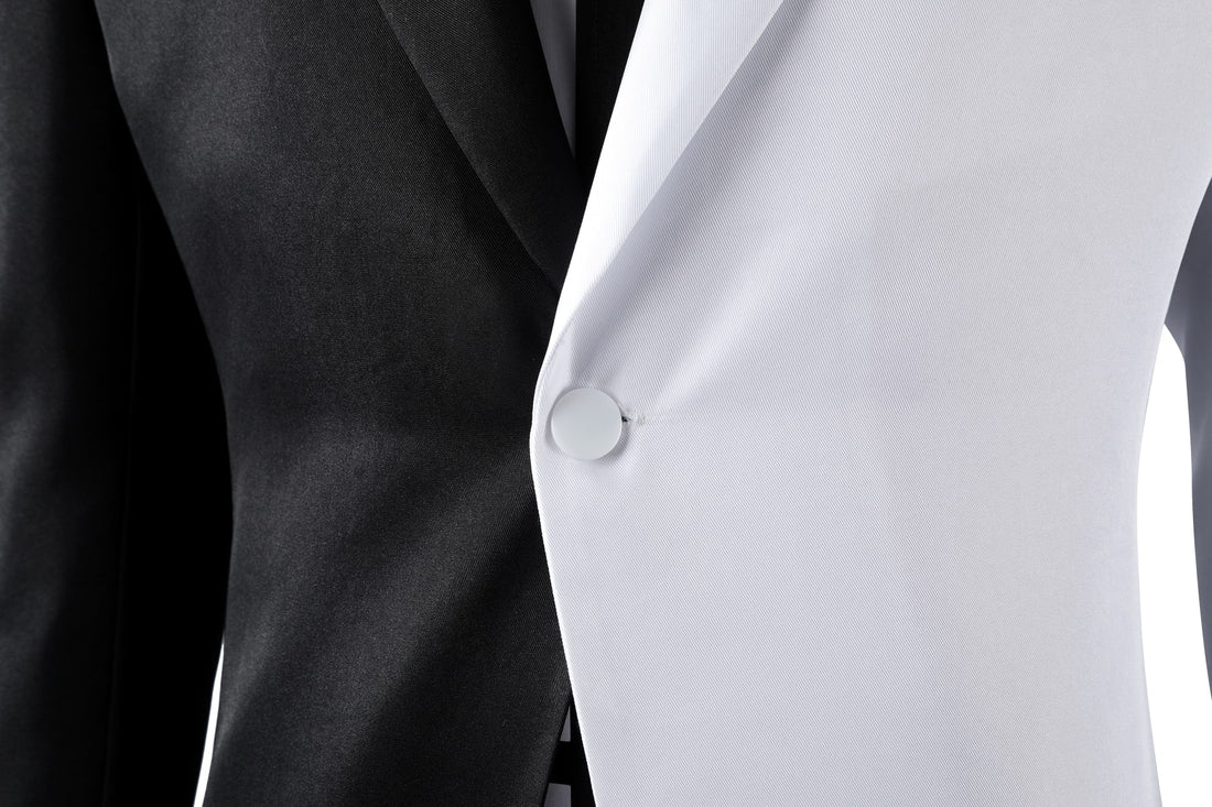 Absolute Two Face Black White Cosplay Costumes Absolute Batman Halloween Themed Party Outfits