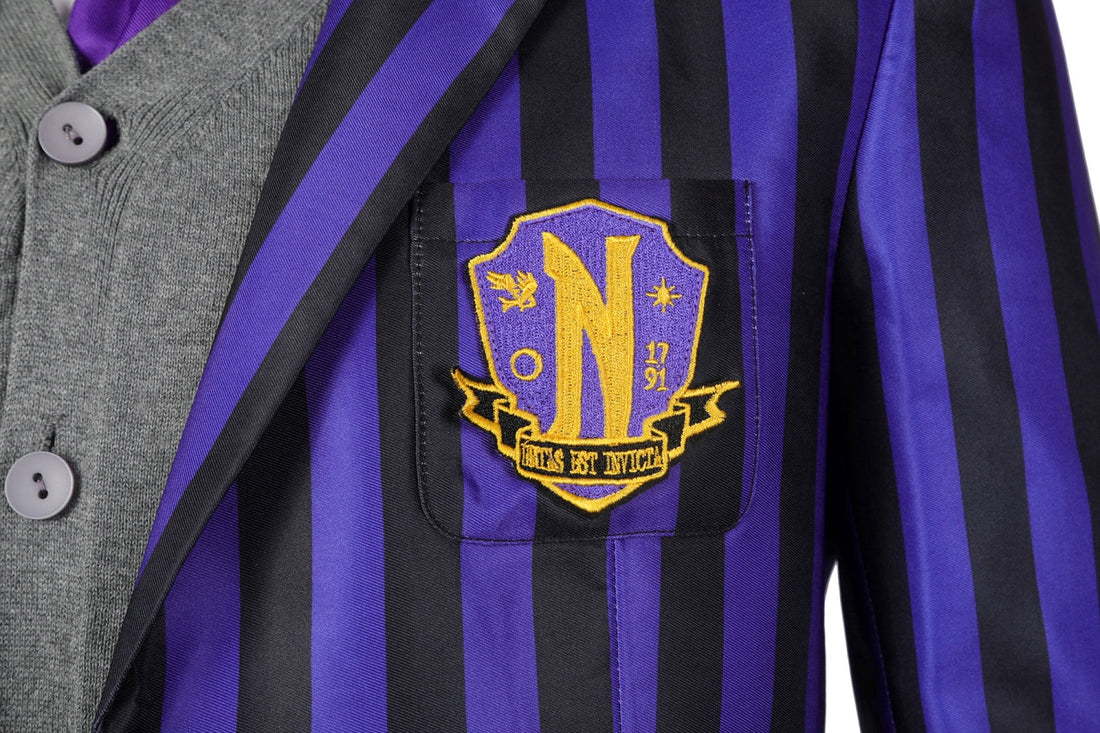 Wednesday 2 The Addams Family Eugene Otinger Nevermore Academy Uniform Cosplay Costumes