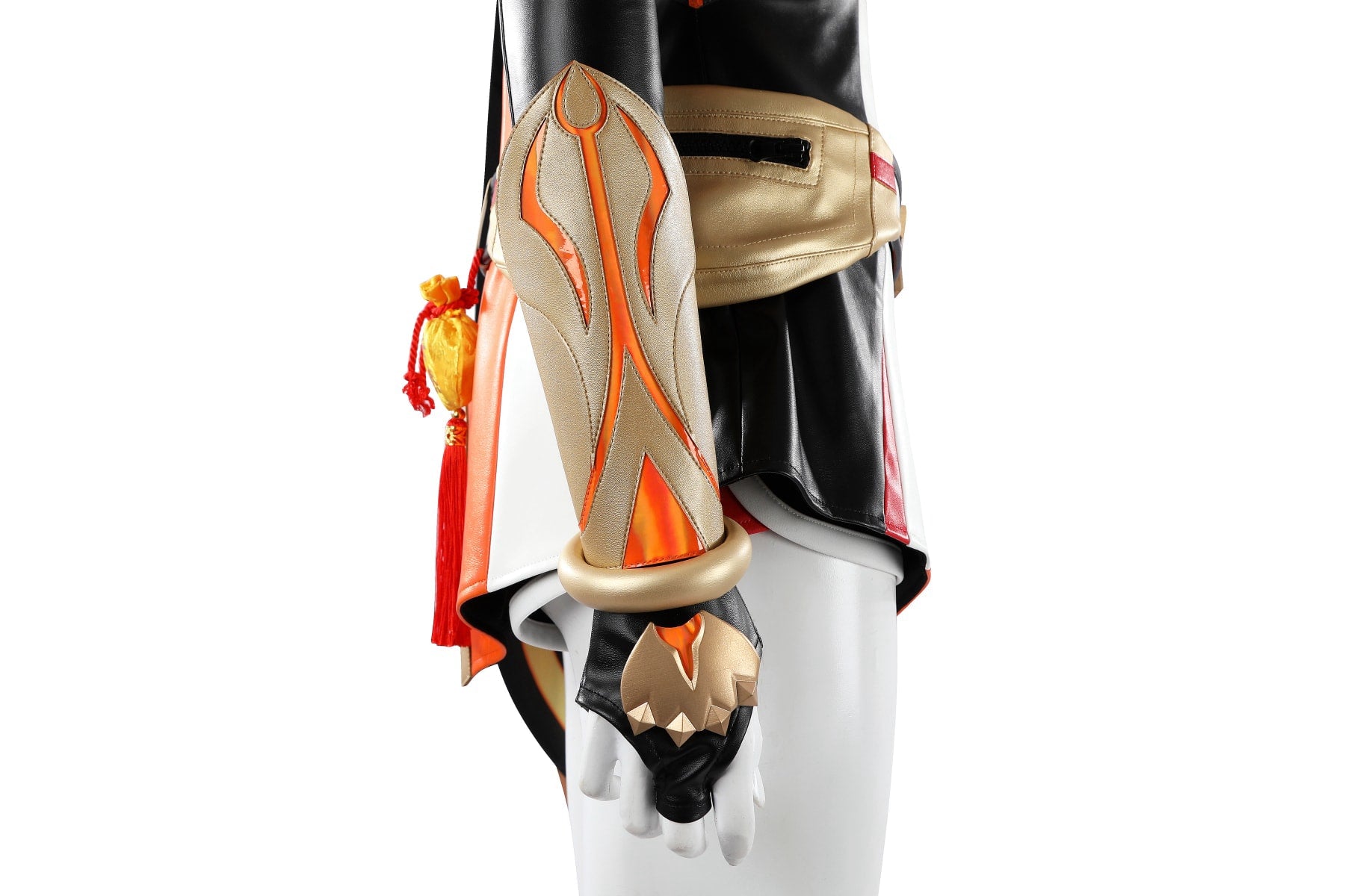 Overwatch Anran Orange Outfit Top Level Fullset Cosplay Costumes