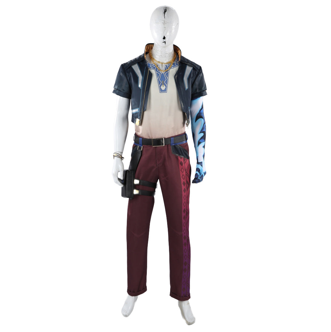 Pre-order Game Valorant Veto Suit Top Fullset Cosplay Costumes