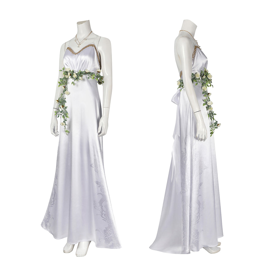 Final Fantasy VII Rebirth Aerith White Gown Female Cosplay Costumes