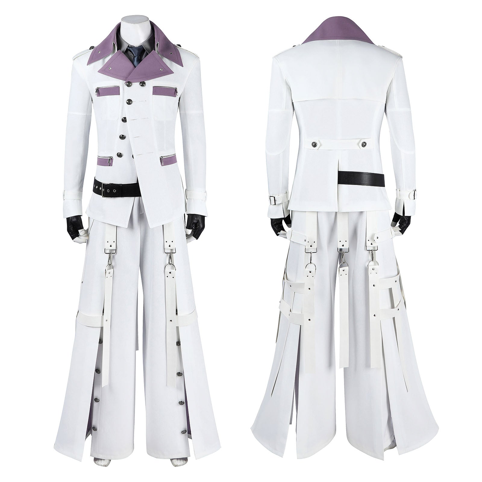 Final Fantasy VII Revelation Rufus Shinra Top Level Cosplay Costumes Theme Party Outfits