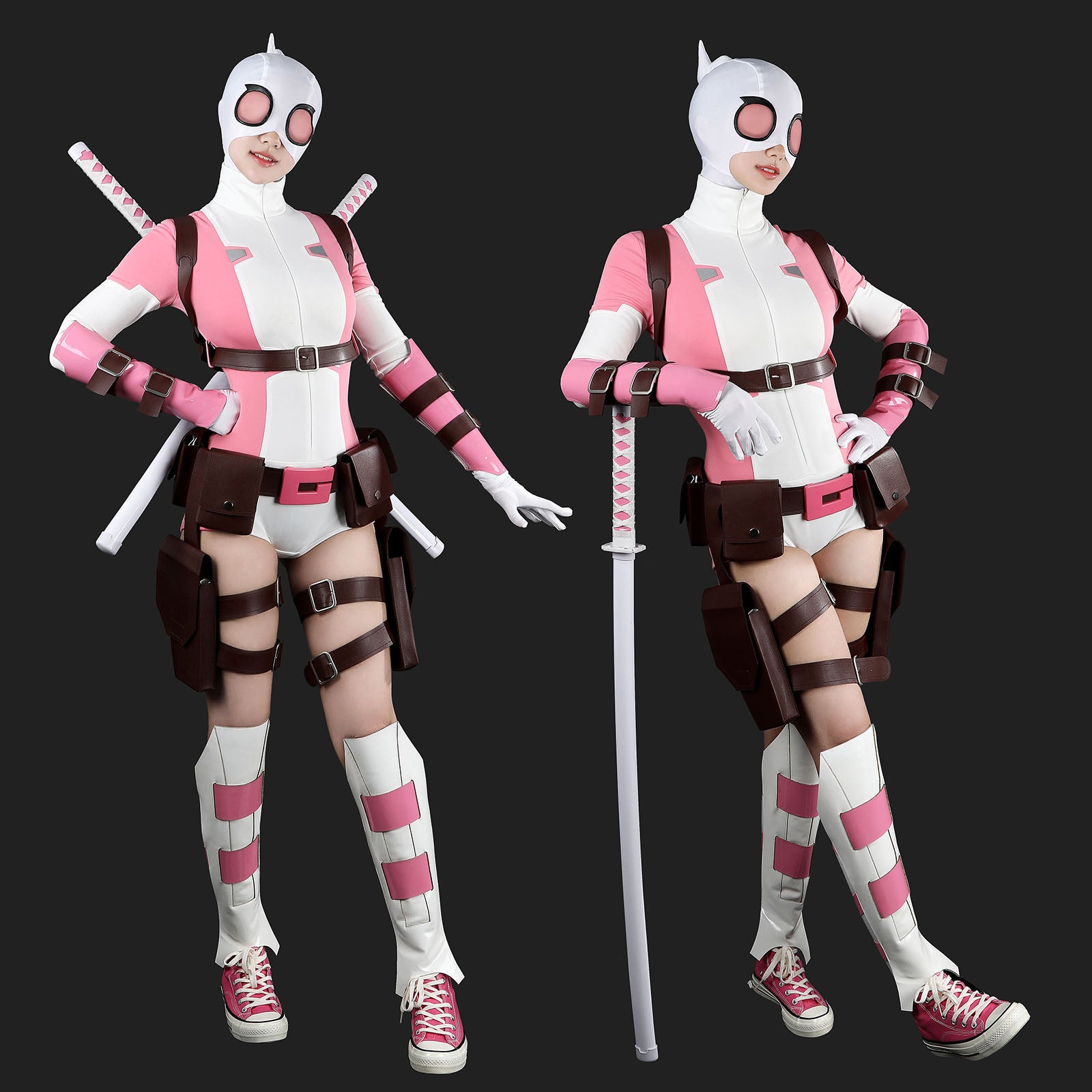 Comics Superhero Gwenpool Gwendolyn Gwen Poole Fullset Cosplay Costumes