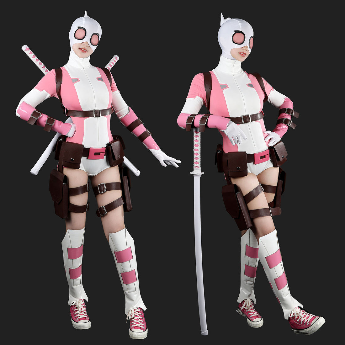 Comics Superhero Gwenpool Gwendolyn Gwen Poole Fullset Cosplay Costumes