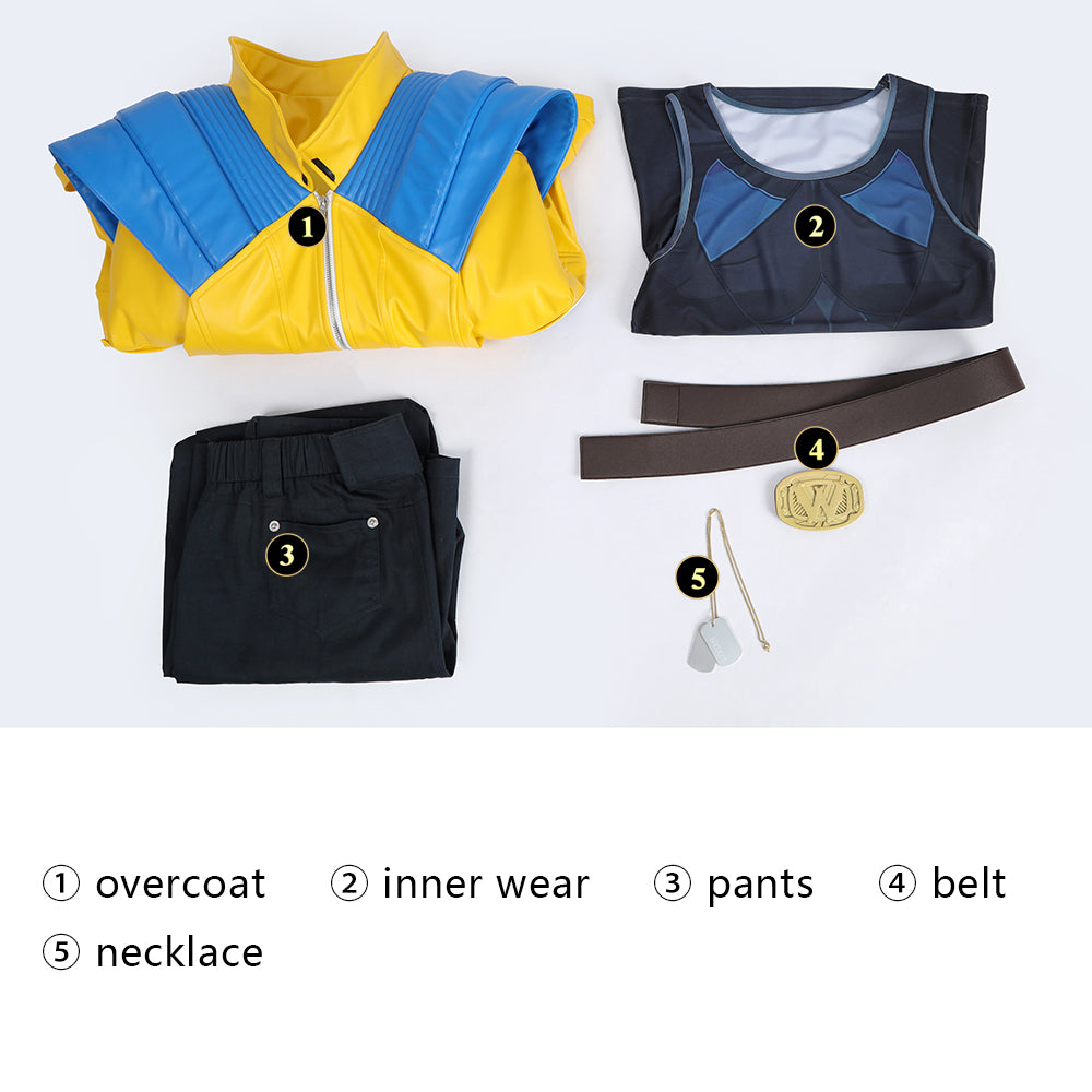 Marvel Rivals Wolverine Logan James Howlett Full Set Cosplay Costumes