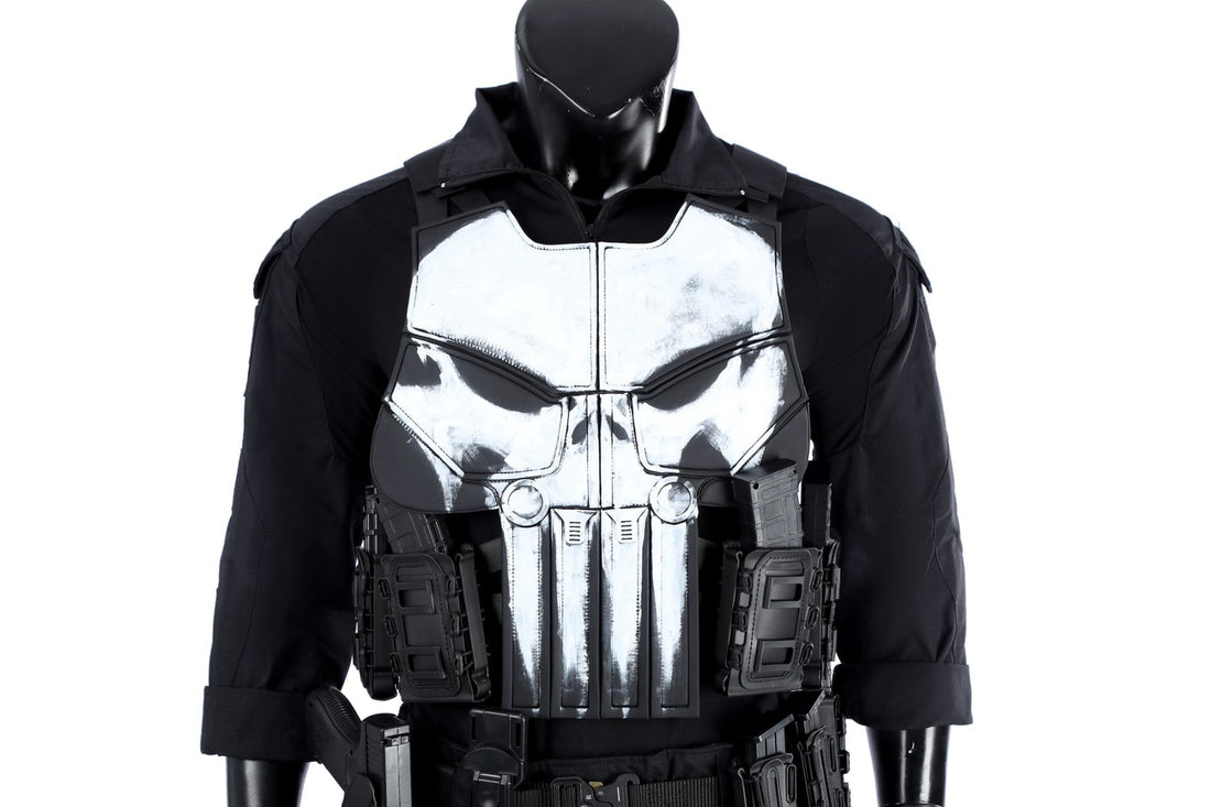 The Punisher One Last Kill Punisher Cosplay Costumes Frank Castle Skull Suit Halloween Outfits